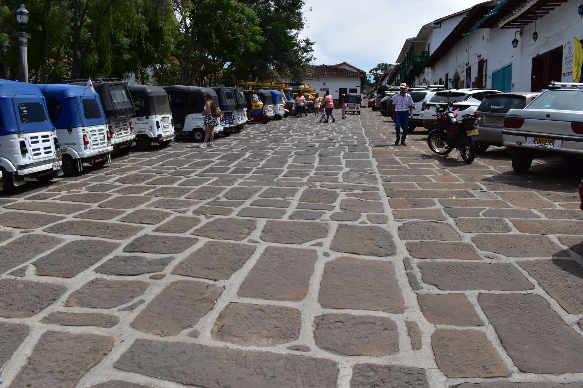 Calle empedrada del casco histórico de Barichara